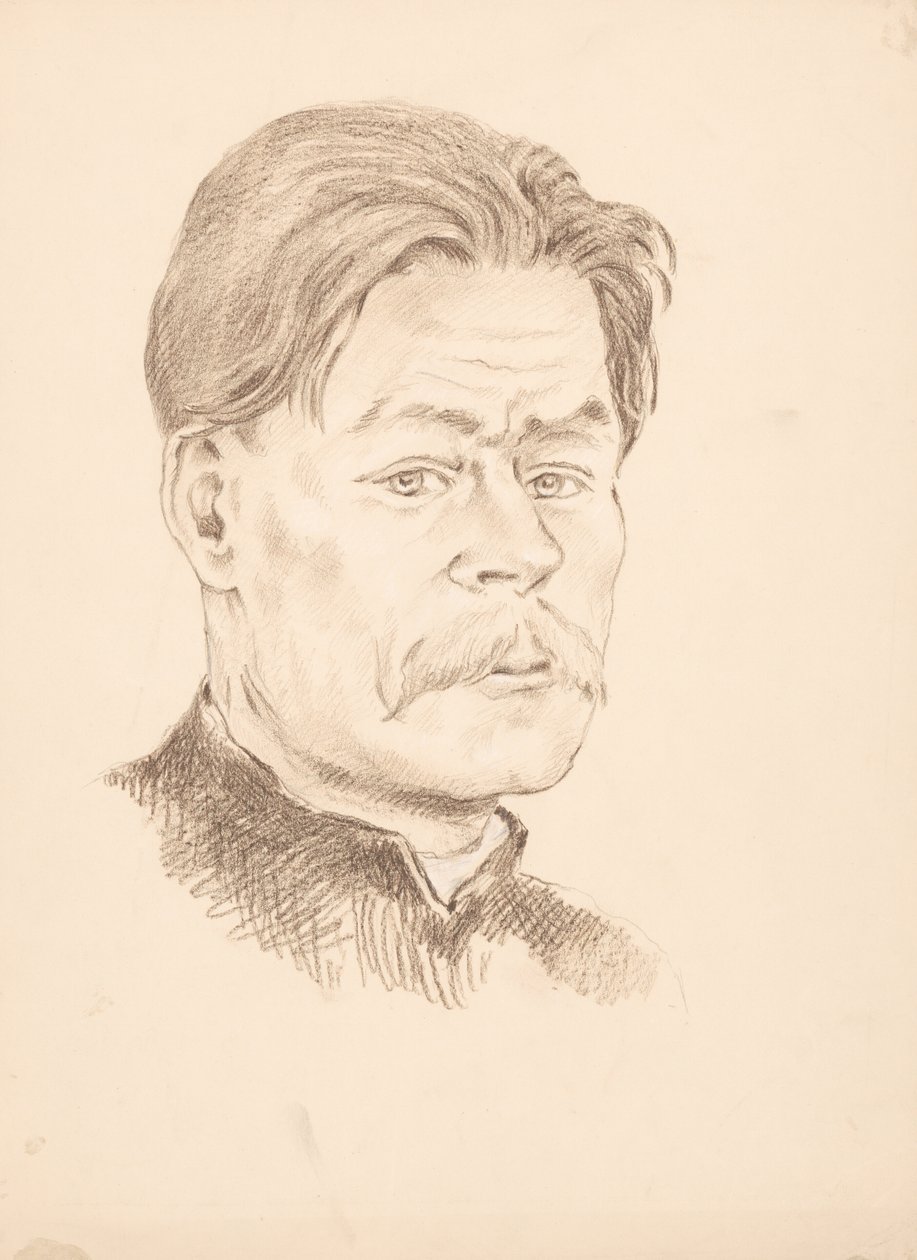 Portrét M. Gorkeho od Ivan Zabota