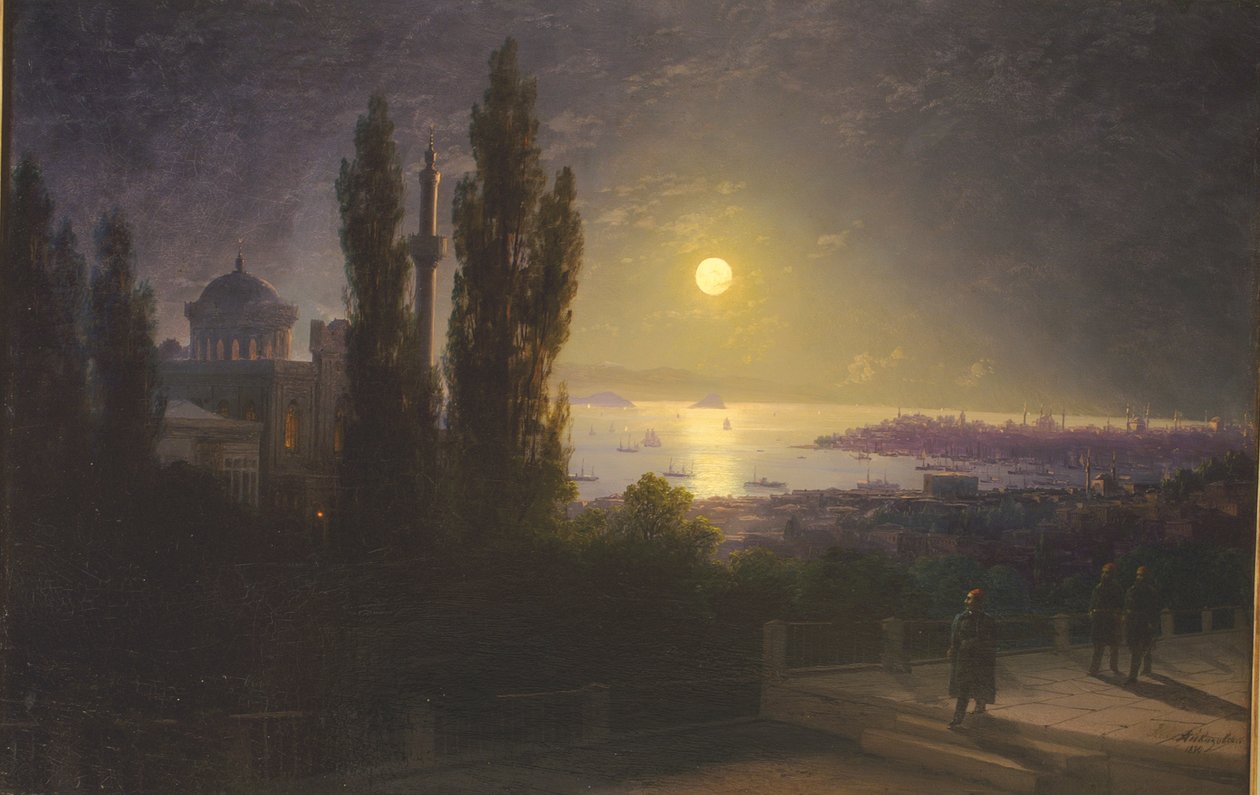 Estonsky: "Bosporská úžina v noci" od Ivan Aivazovsky