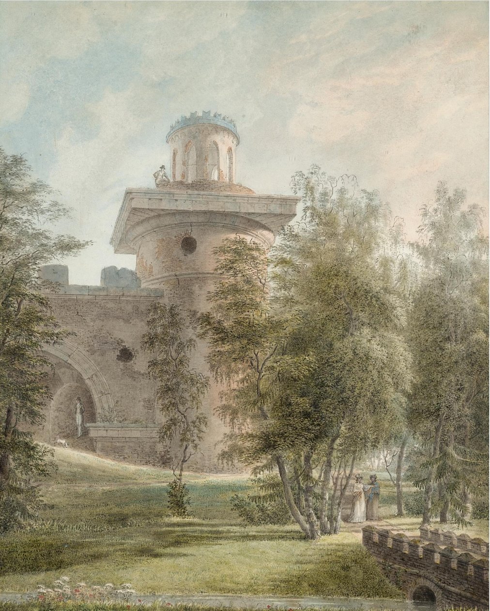 Observatoř v Carskoje Selo od Ivan Alexeyevich Ivanov