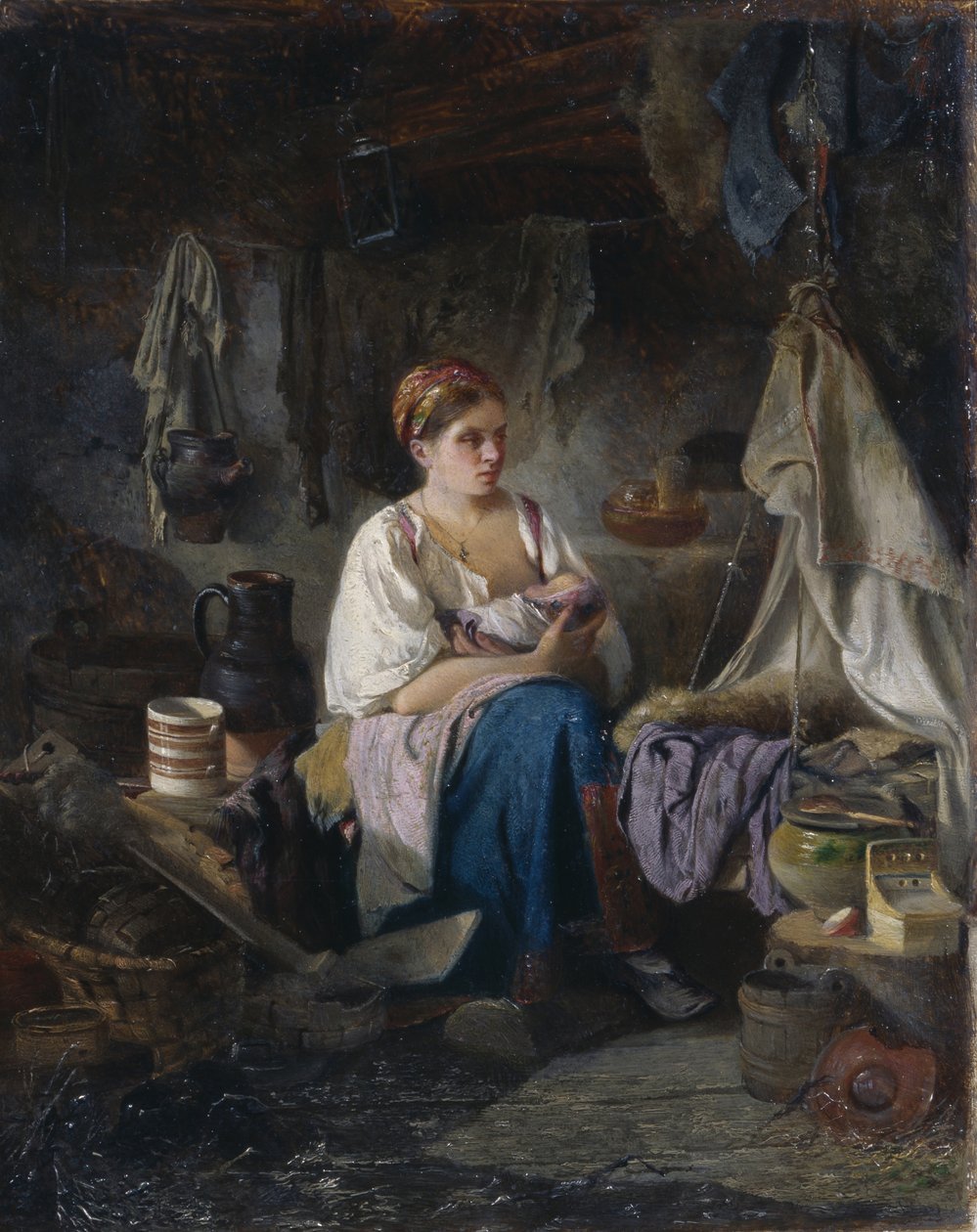 Mladá matka, 1868 od Ivan Andreyevich Pelevin