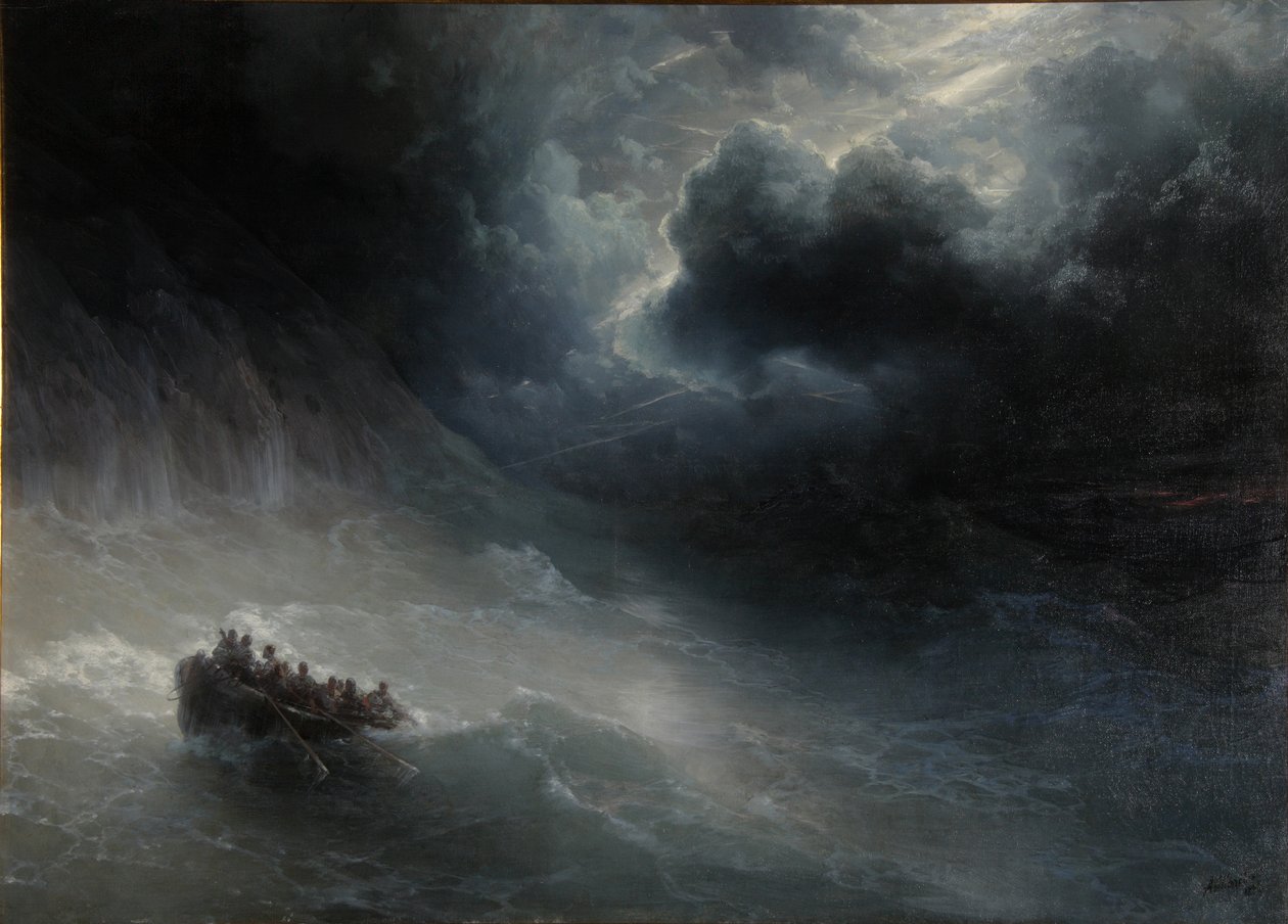 Vztek Prvků od Ivan Konstantinovich Aivazovsky
