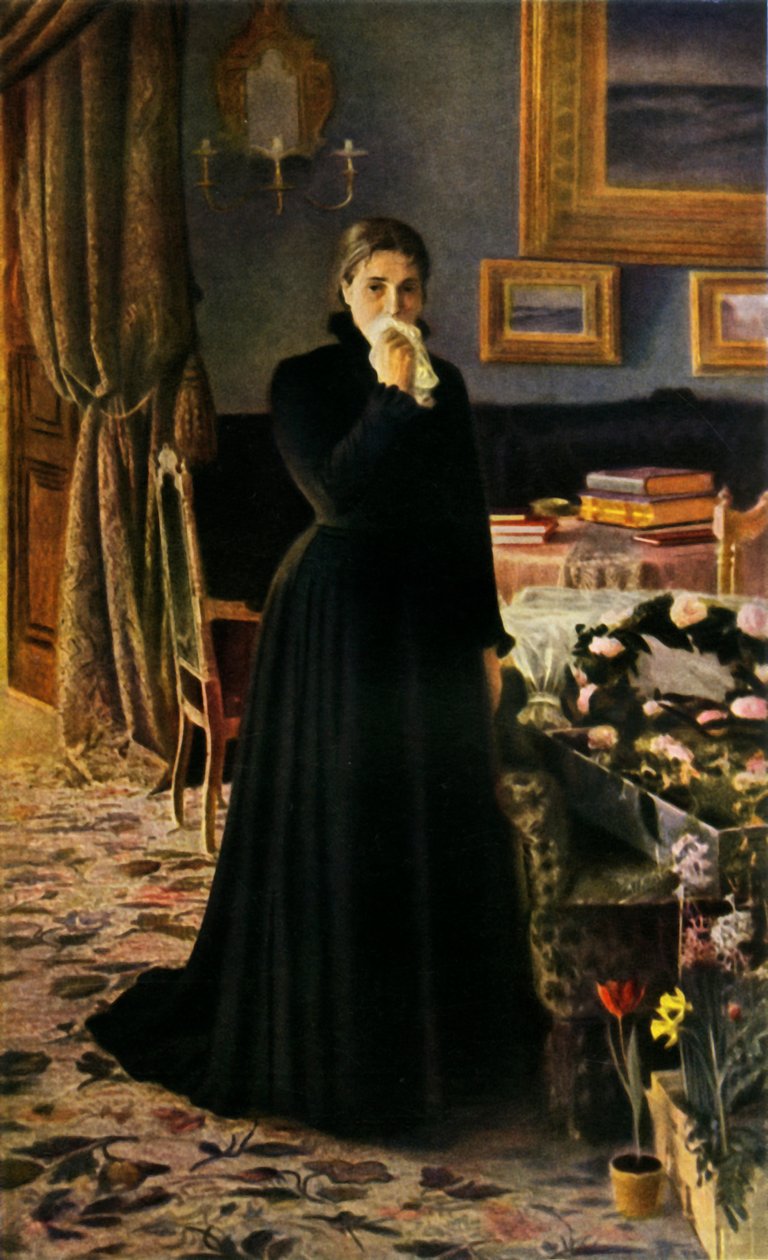 Neutěšitelný smutek, 1884, 1965. od Ivan Kramskoy