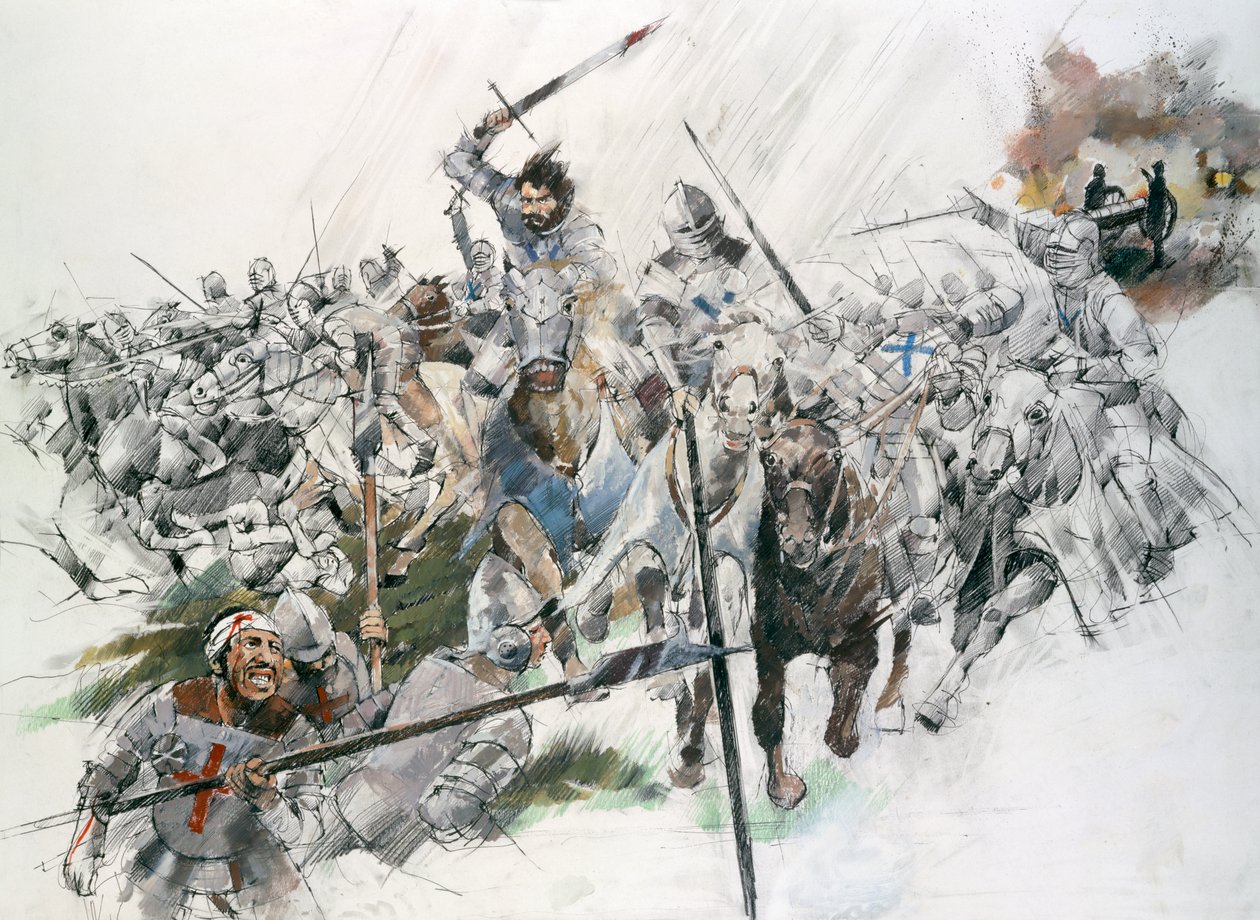 Bitva u Flodden Field, 1513, c1990-2010. od Ivan Lapper