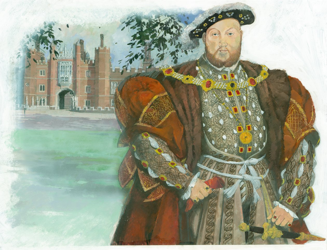 Anglický král Jindřich VIII. od Ivan Lapper