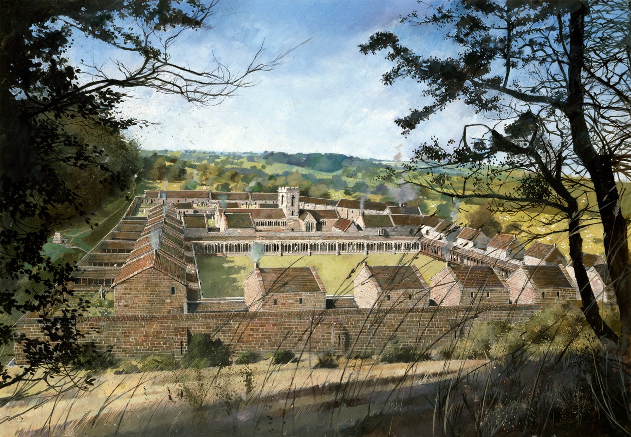 Mount Grace Priory, c16. století, c1990-2010 od Ivan Lapper