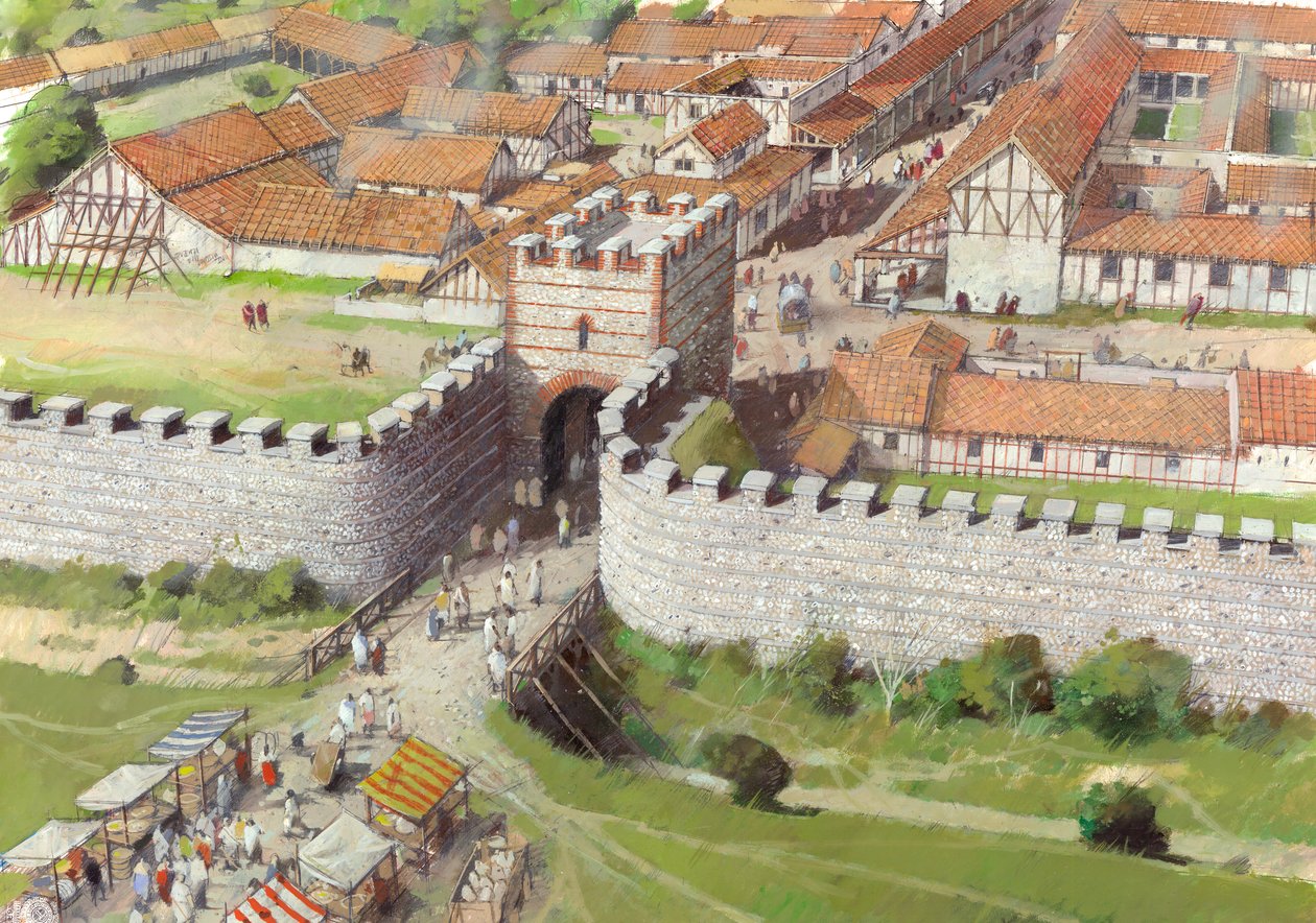 Silchester Roman City Walls, 3. století, 1990-2010. od Ivan Lapper