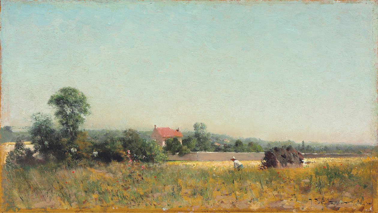 V polích, Francie, 1882 od Ivan Pokitonov
