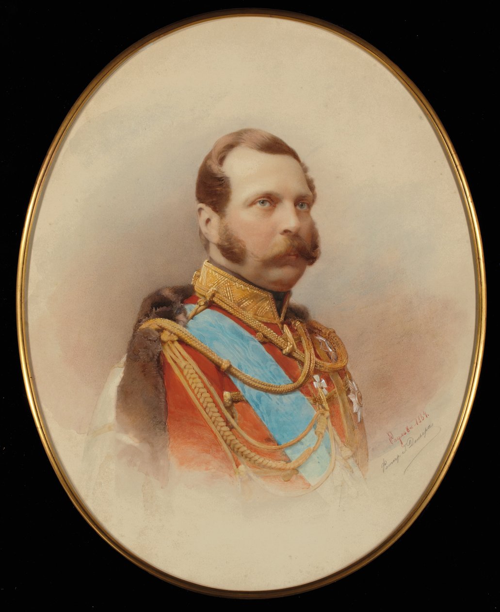 Portrét Alexandra II. (1818-1881) od Ivan Raulov