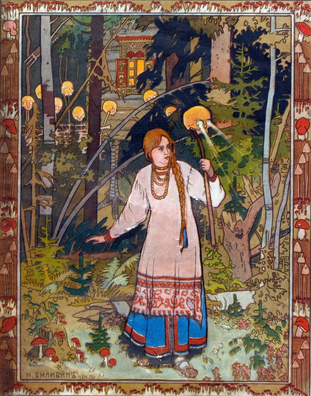 Vasilisa Krásná, 1900. od Ivan Yakovlevich Bilibin