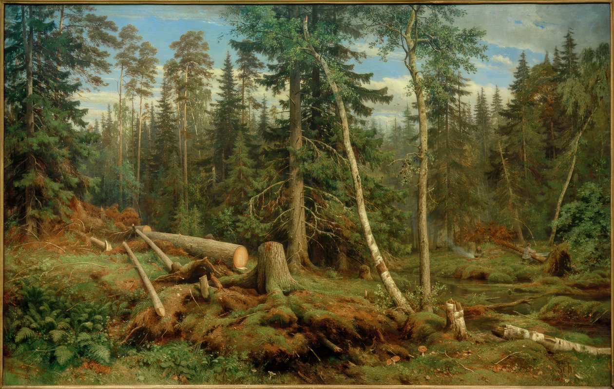I.I.Šiškin, Dřevorubectví od Ivan Ivanovich Shishkin