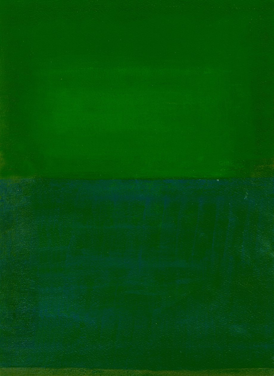Prostor, čas, pohyb, zelená, 2010 od Izabella Godlewska de Aranda