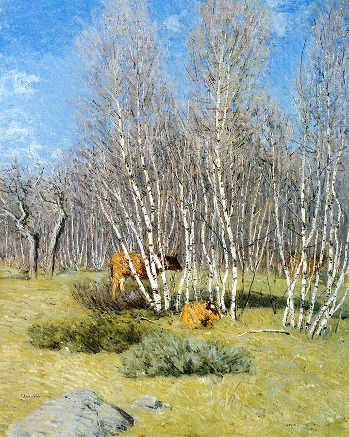 Birchesn od J. Alden Weir