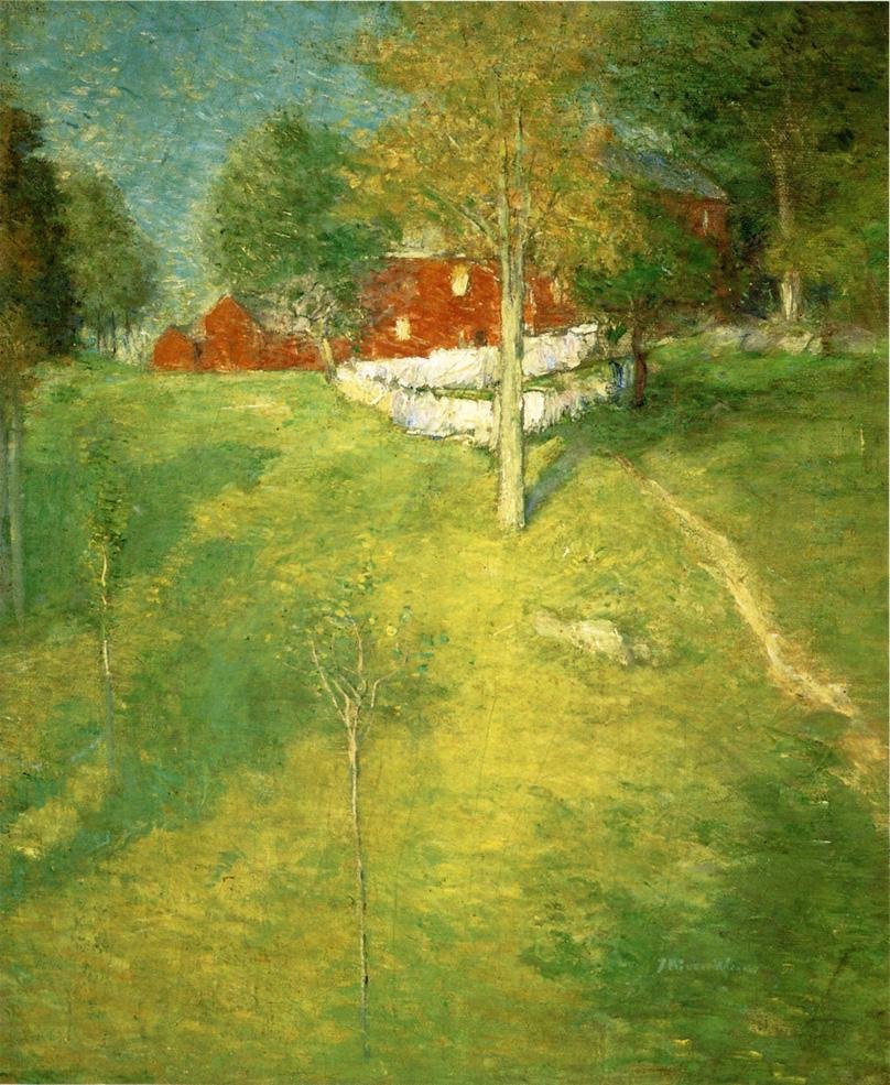 Prádelna, Branchvillen od J. Alden Weir
