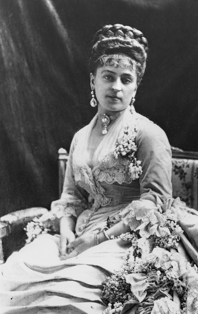 Portrét Blanche Adeline Pierson od J. E. Tourtin