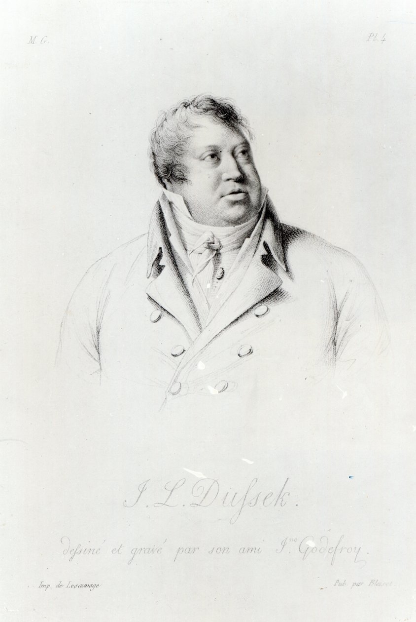 Jan Ladislav Dussek (1760-1812) od J. Godefroy
