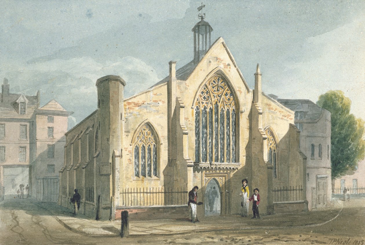 Nizozemská církev, Austin Friars, 1815 od John Preston Neale