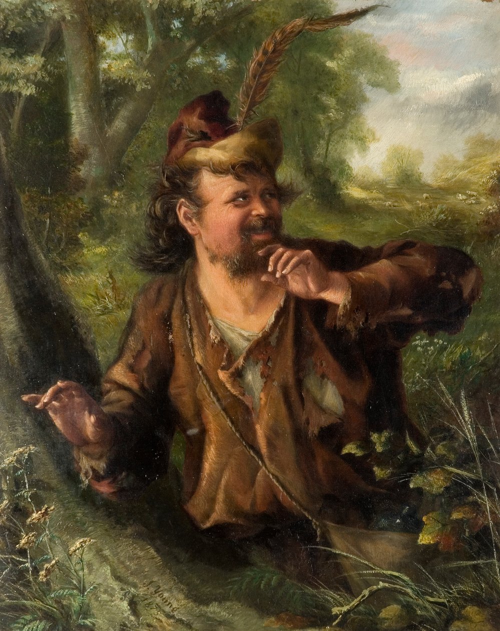 The Vagrant, 1875 od J. Young