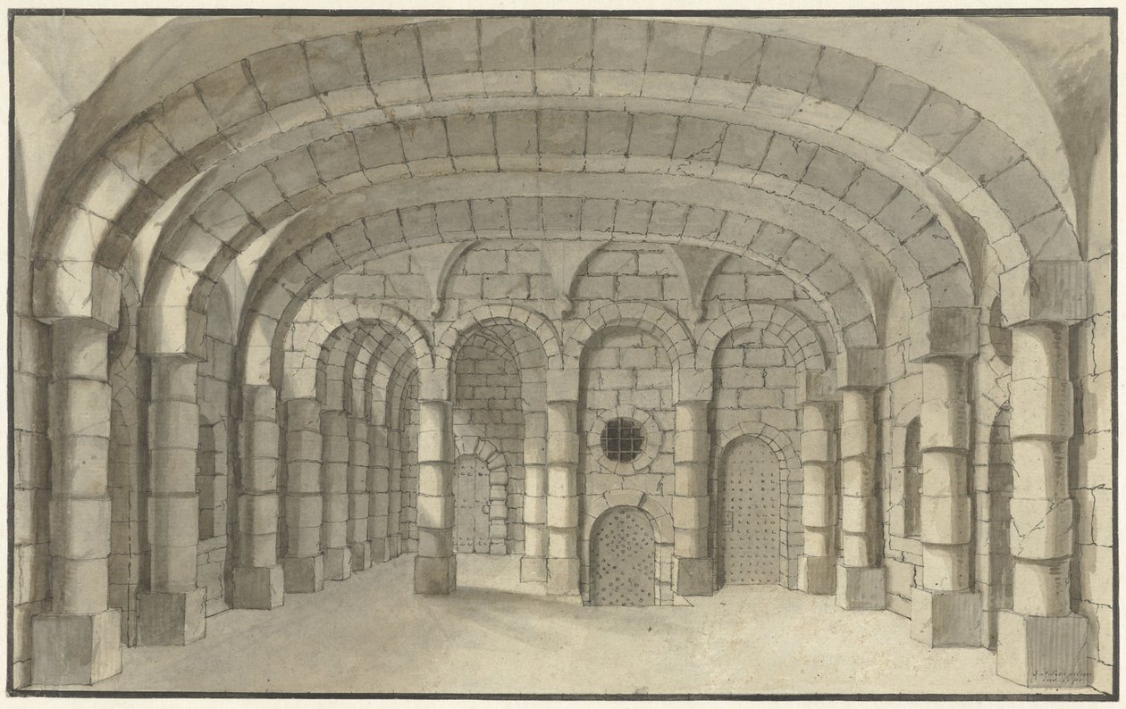 Scénografie dungeonu od J.A. Tempelier