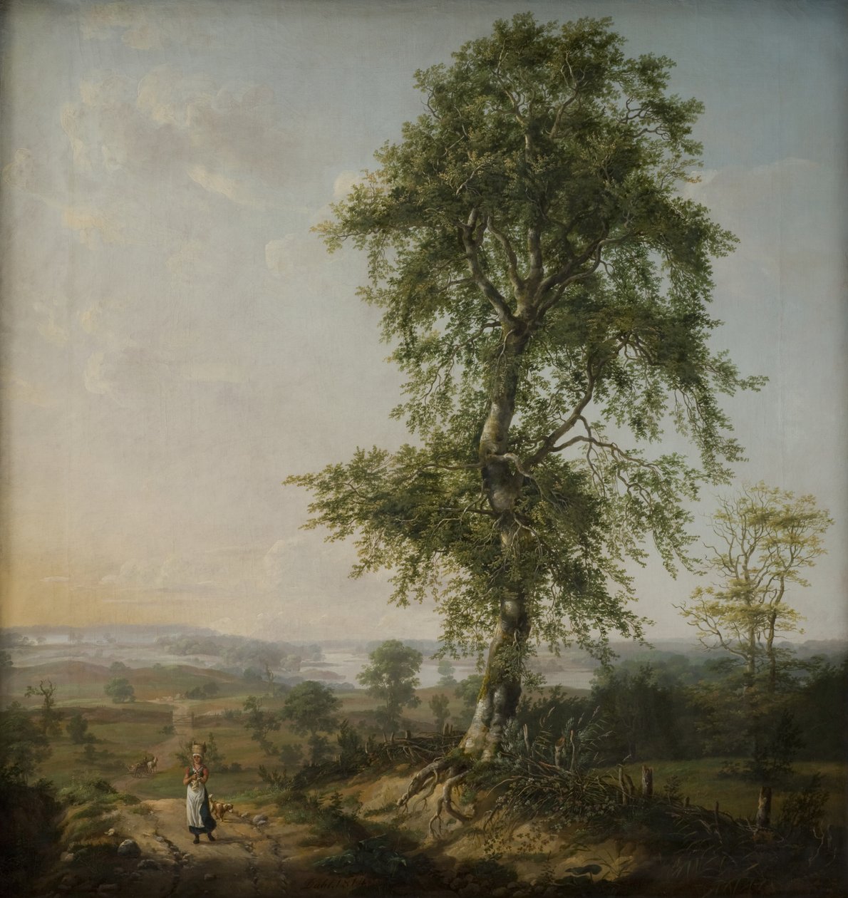 Krajina s velkým stromem od Johan Christian Dahl
