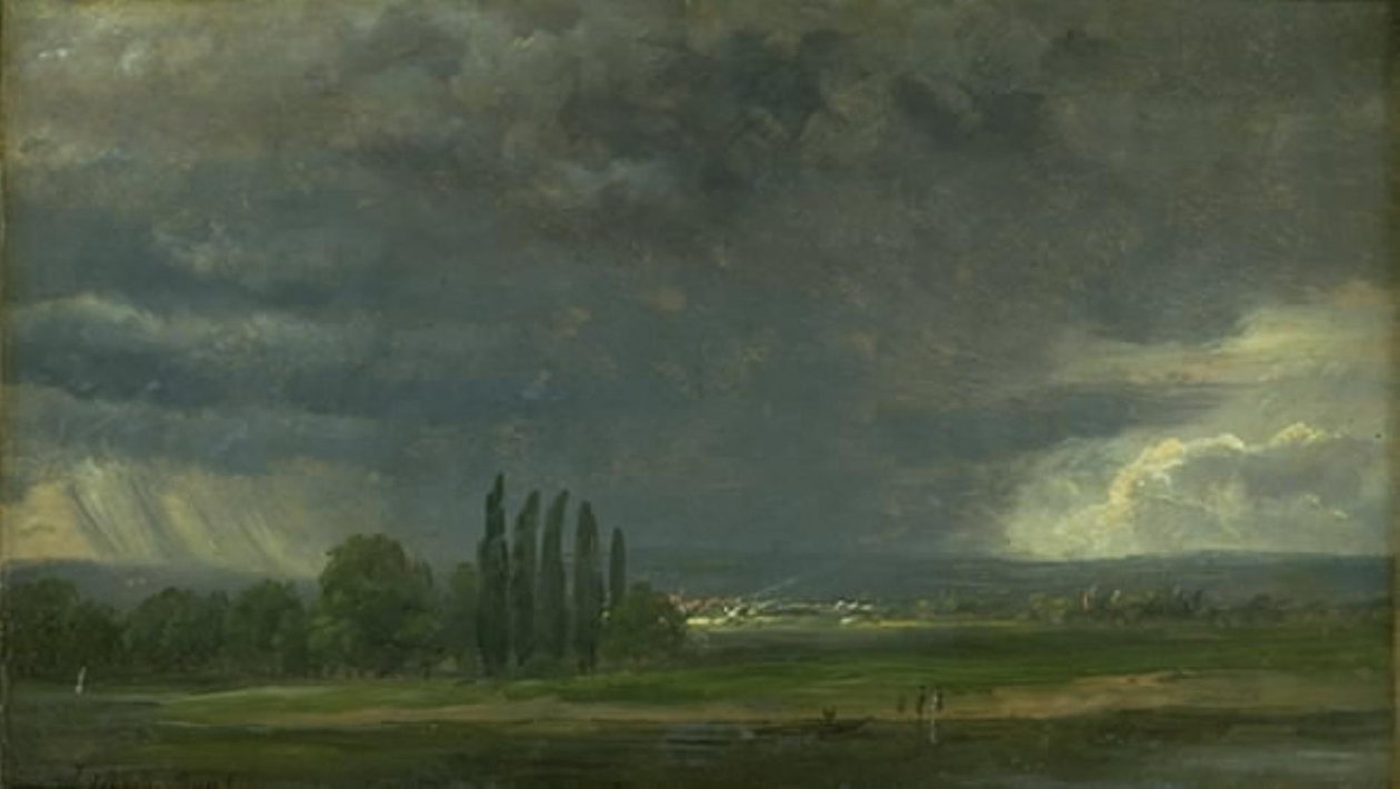 Labské údolí u Drážďan od Johan Christian Dahl