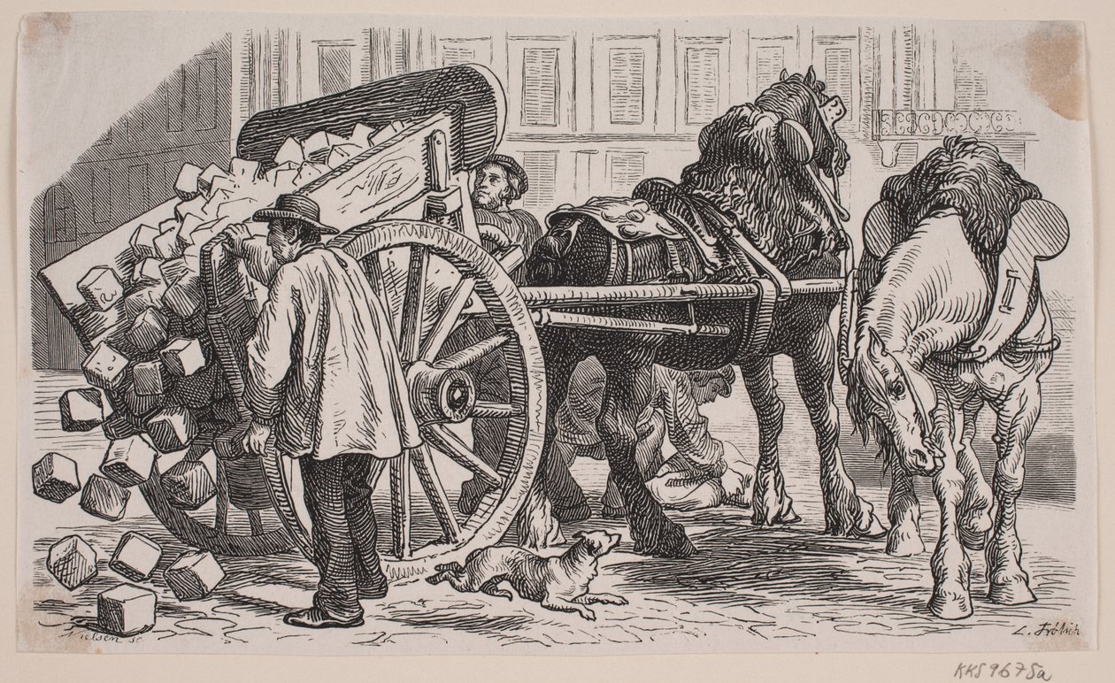 Workcart v Paříži od J.C. Nielsen