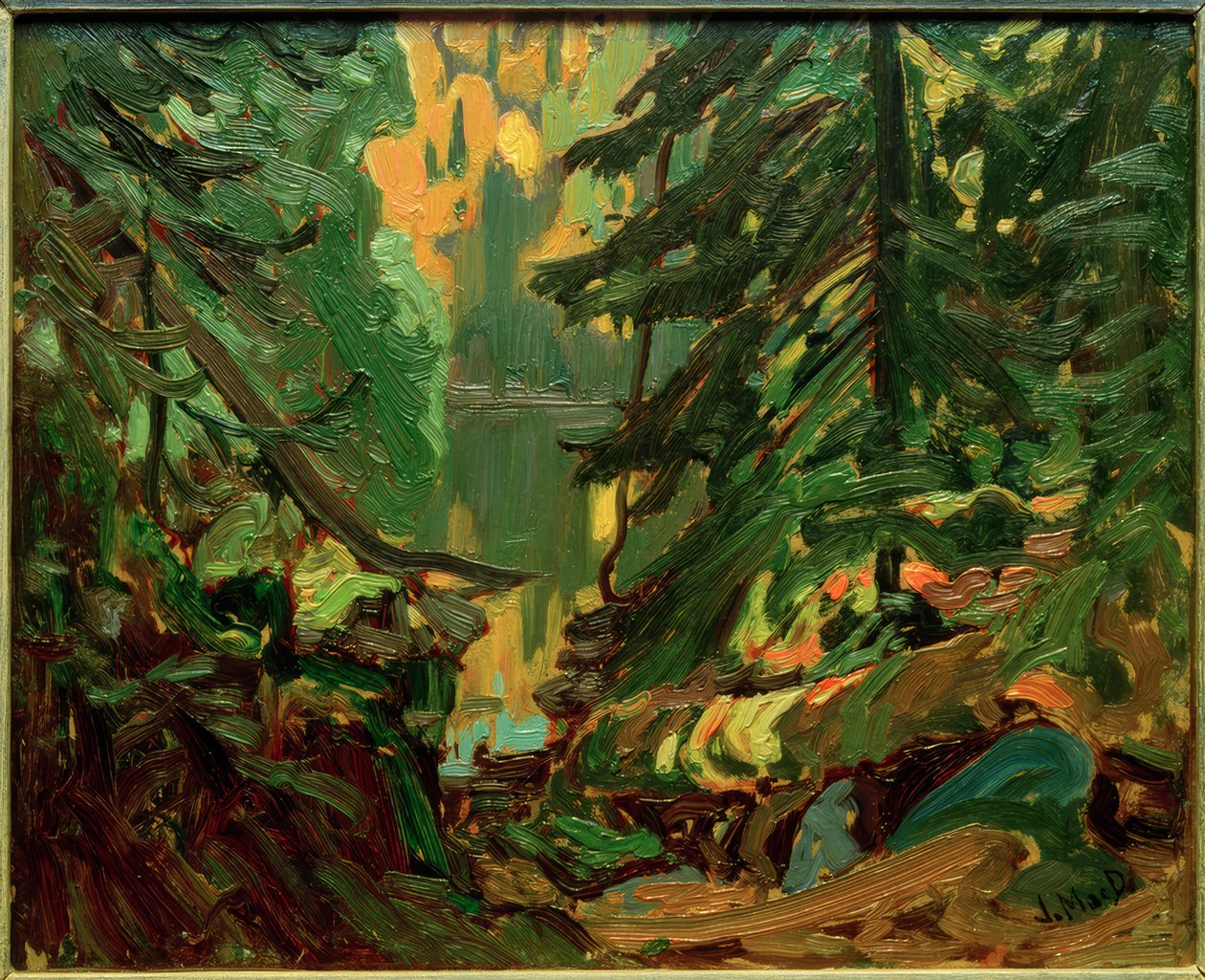 Poblíž Montreal Lake, Algoma od J.E.H. MacDonald
