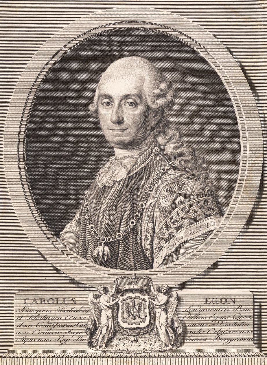 Carl Egon, princ z Fürstenbergu od J.F. Clemens