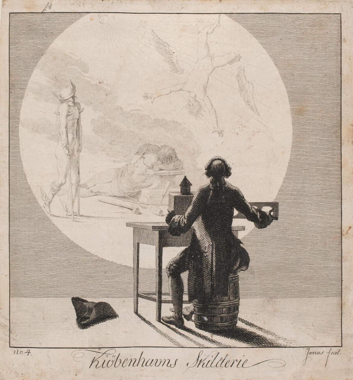 "Kiøbenhavns Skilderie". Ne. 4 od J.F. Clemens