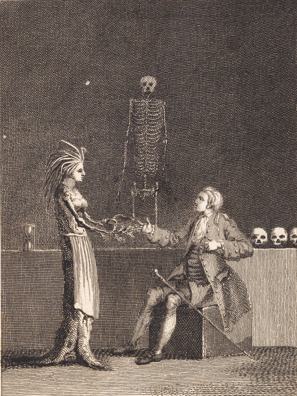Niels Klim v anatomické komoře od J.F. Clemens