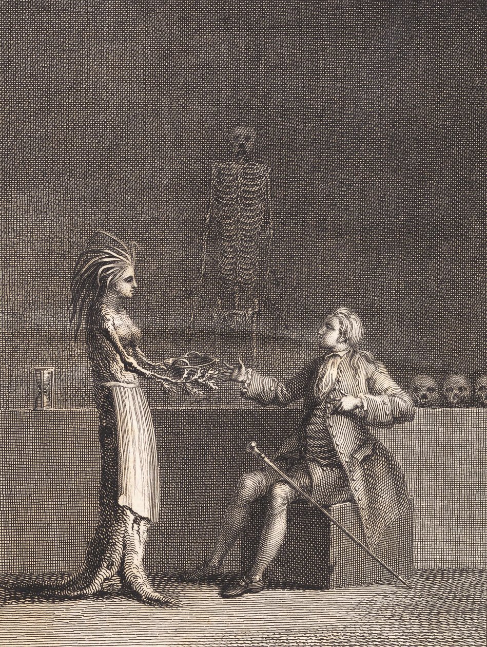 Niels Klim v anatomické komoře od J.F. Clemens