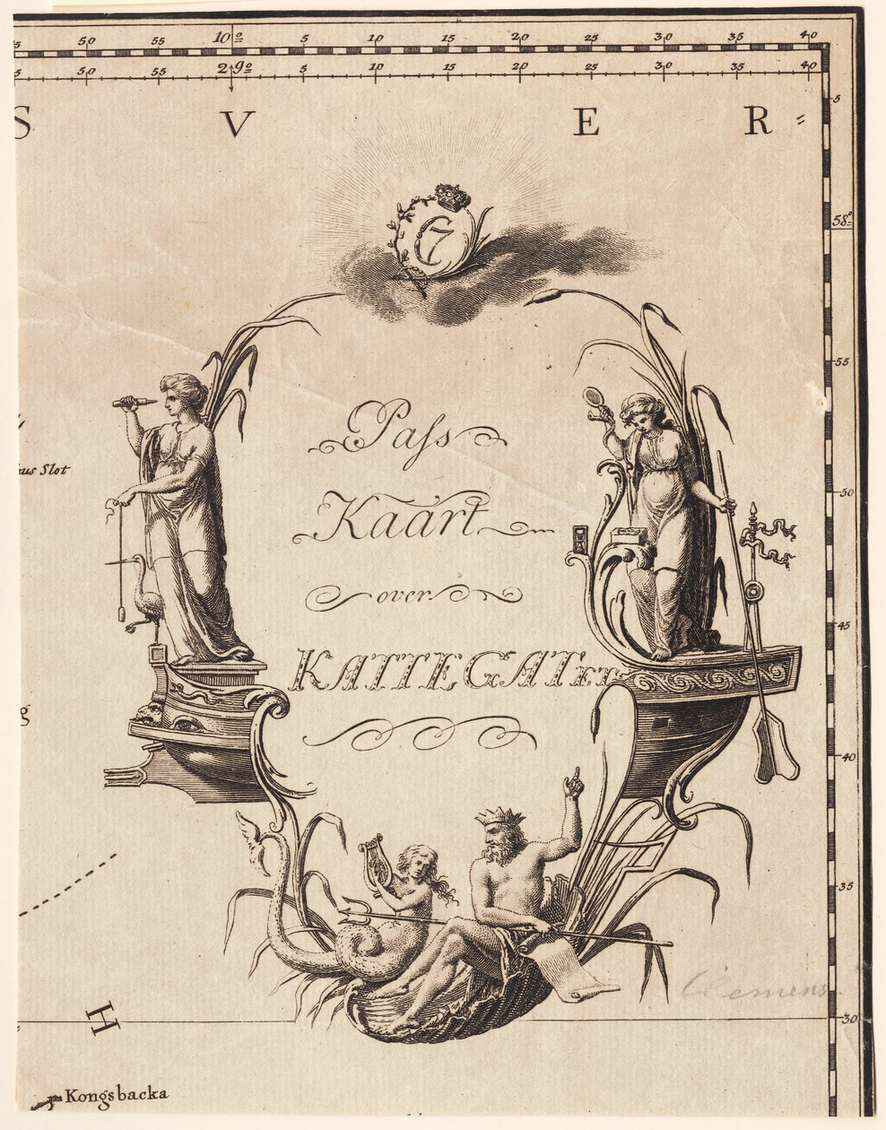 „Předejte mapu přes Kattegatet“ od J.F. Clemens