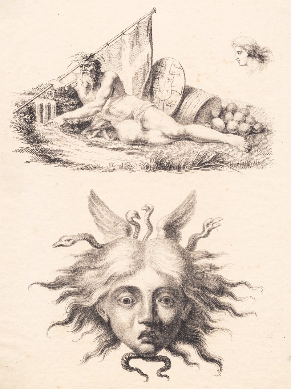 Øresund. Hlava medúzy od J.F. Clemens
