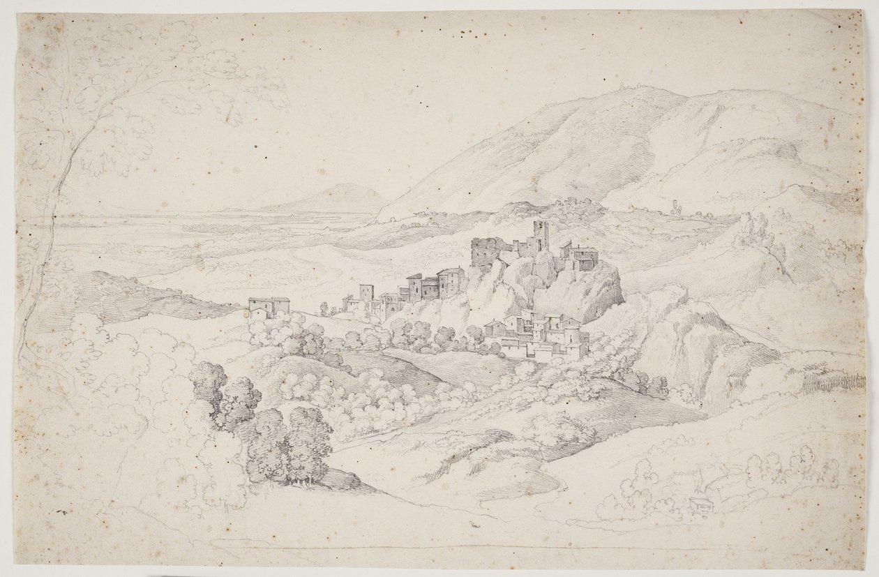 Olevano Romano. Sabinerbjergene od J.L. Lund