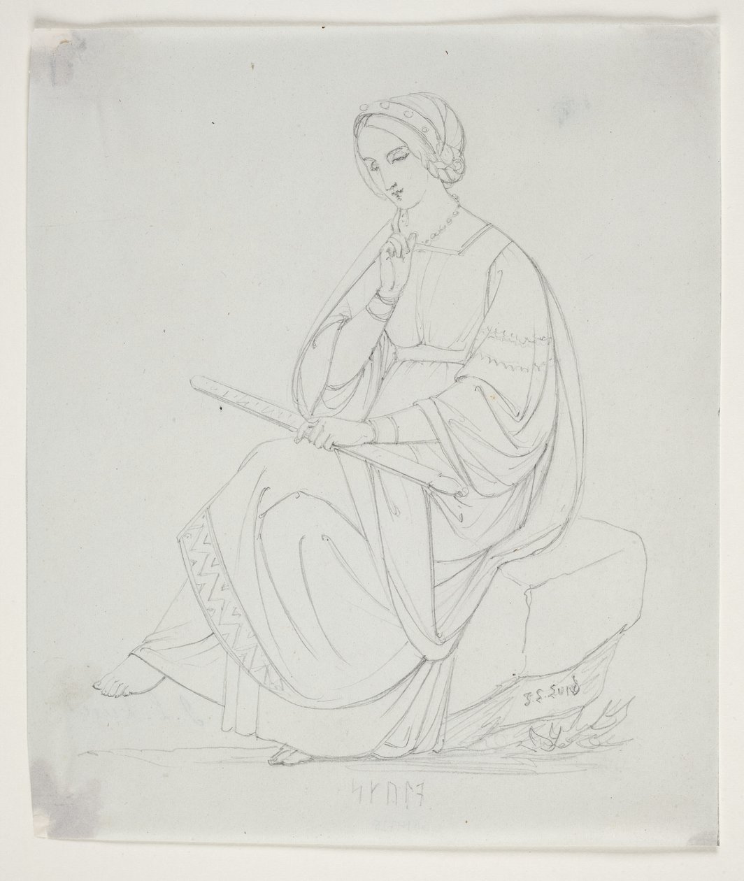 Studie na "The Three Norns" od J.L. Lund