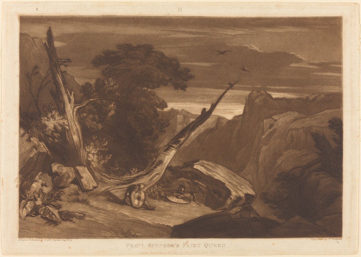 Od Spenserovy královny víly, publikoval 1811. od Joseph Mallord William Turner
