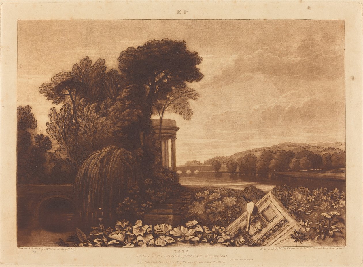 Isis, publikoval 1819. od Joseph Mallord William Turner
