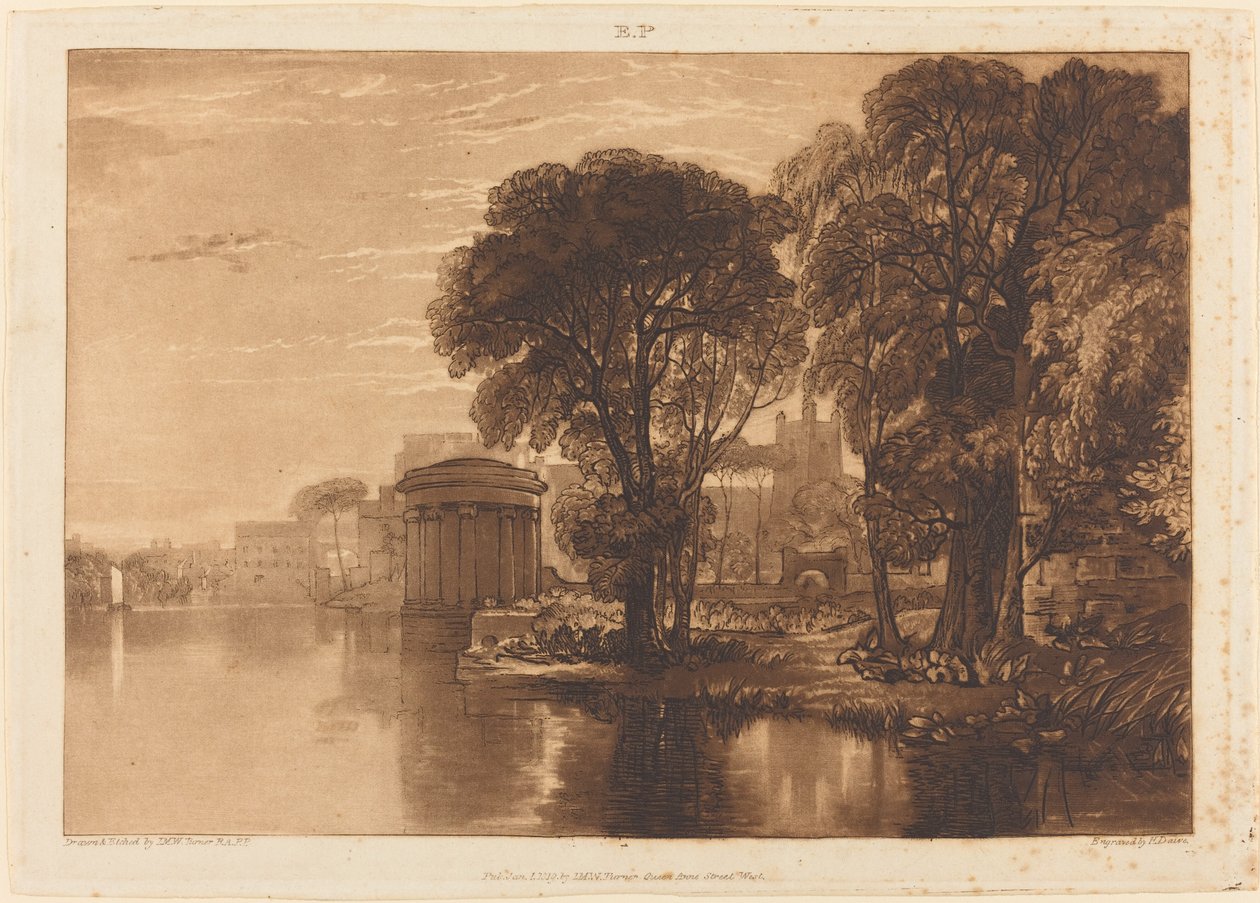 Isleworth, publikoval 1819. od Joseph Mallord William Turner