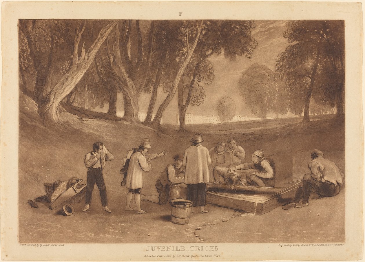 Juvenile Tricks, publikoval 1811. od Joseph Mallord William Turner