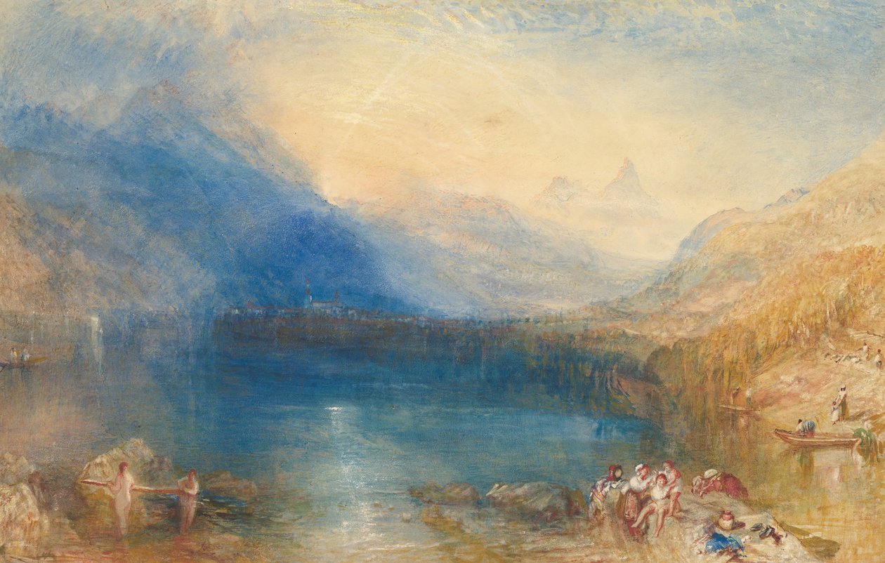 Jezero Zug, 1843. od Joseph Mallord William Turner
