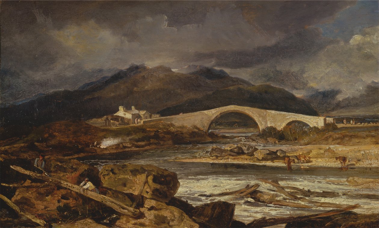 Tummel Bridge, Perthshire, mezi 1802 a 1803. od Joseph Mallord William Turner