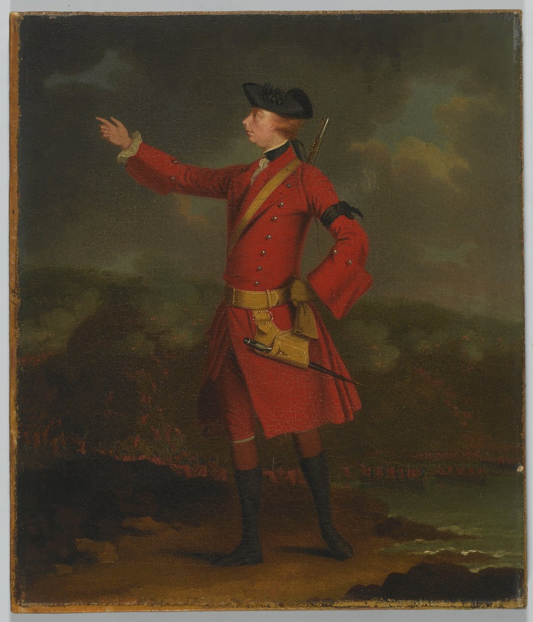 Portrét generála Wolfa (1727-1759) od J.S.C. Schaak