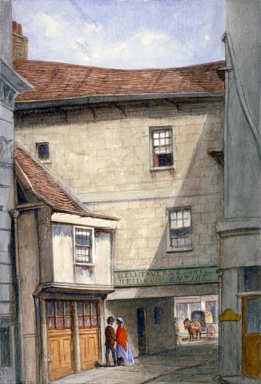 Bell Tavern, Addle Hill, Londýn, 1868 od JT Wilson