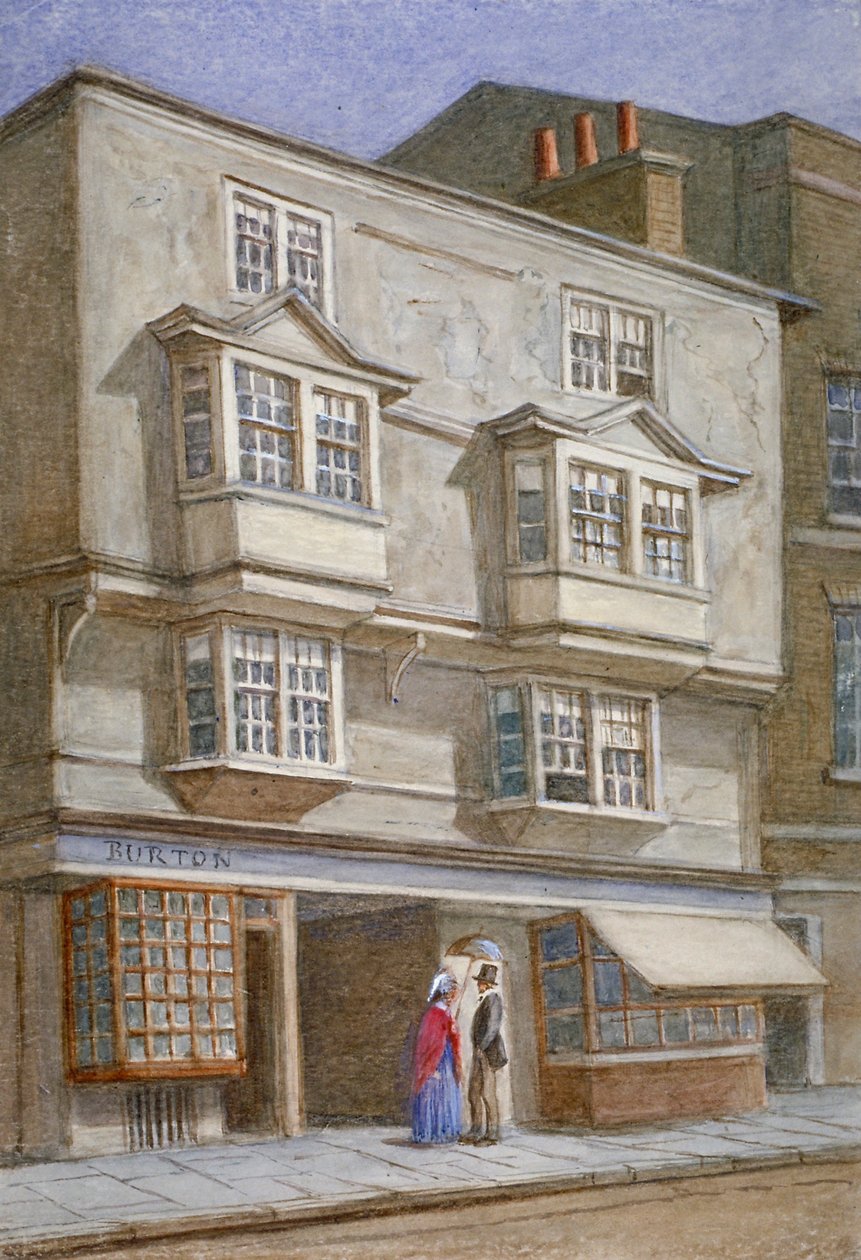 Coleman Street, City of London, 1868. od JT Wilson