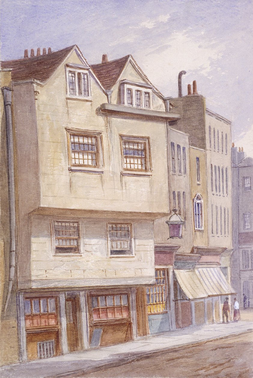 Fetter Lane, Londýn, 1870 od JT Wilson