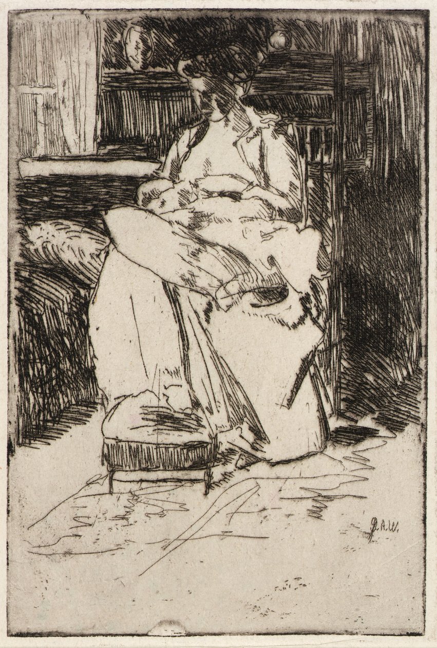 Matka a dítě č. 1 od J. Alden Weir