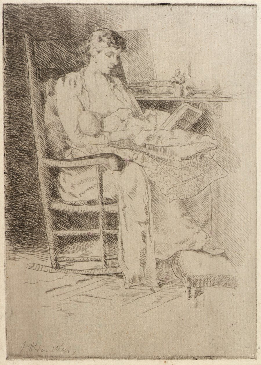 Matka a dítě č. 2 od J. Alden Weir