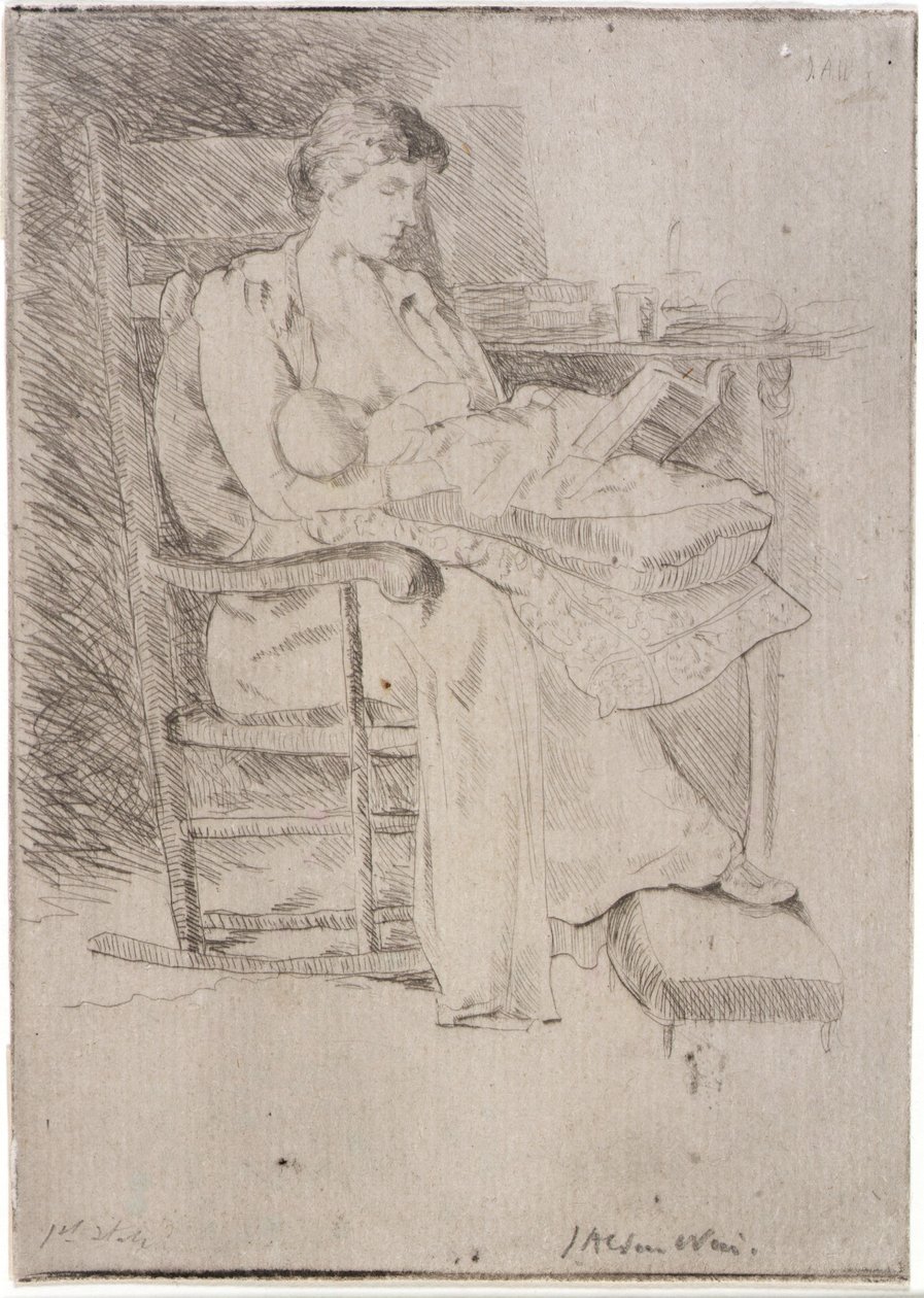 Matka a dítě č. 2 od J. Alden Weir
