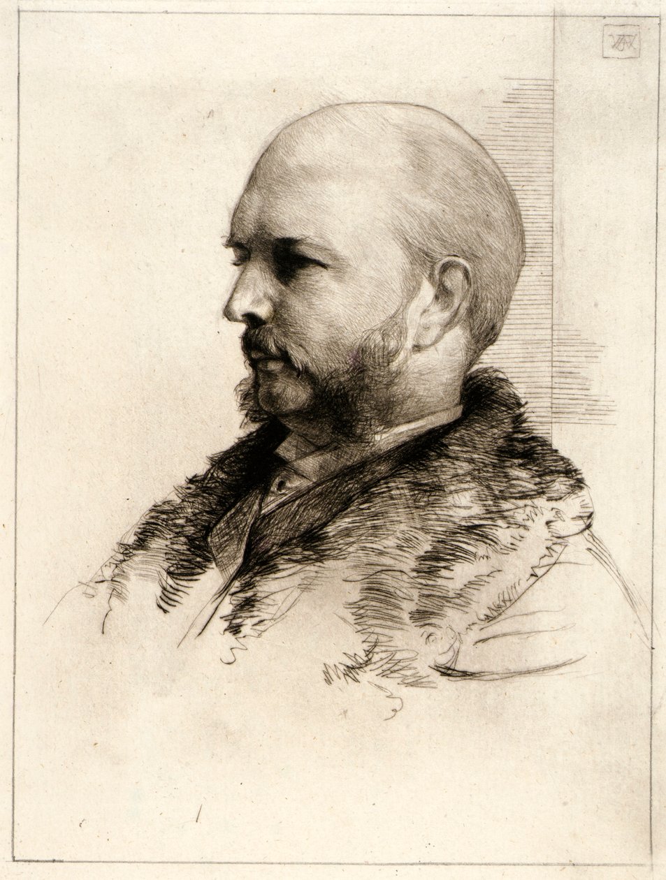 Portrét Roberta Hoea od J. Alden Weir