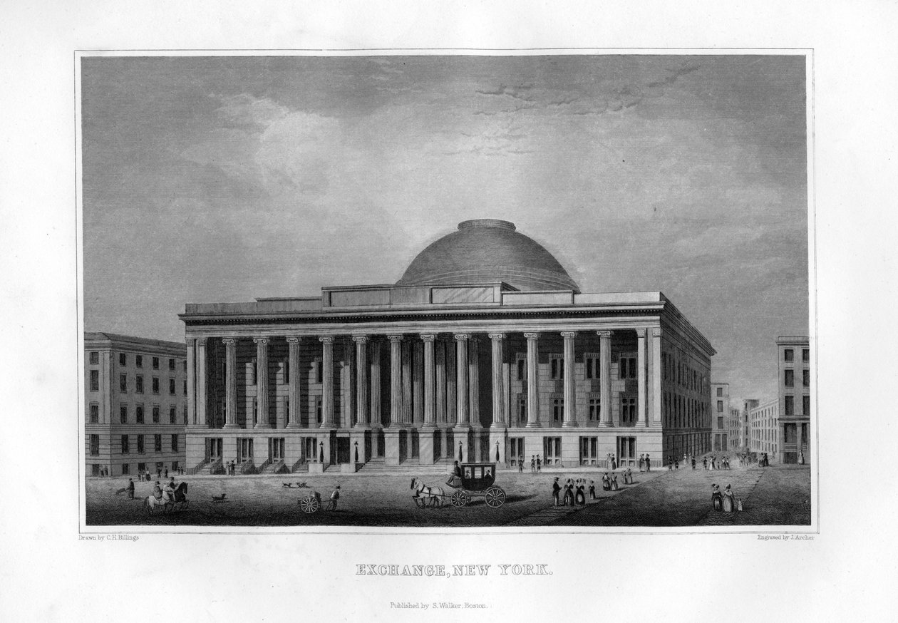 Exchange, New York, 1855. od J. Archer