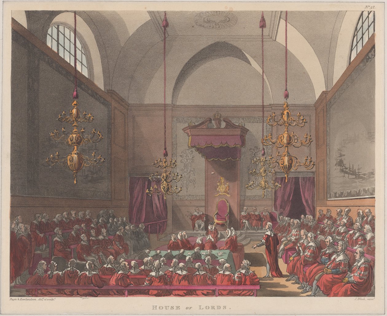 Sněmovna lordů, 1808., 1808. od J. Bluck